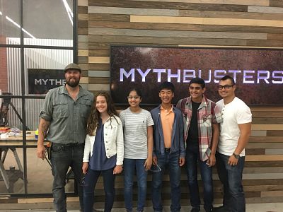 On the set of Mythbusters